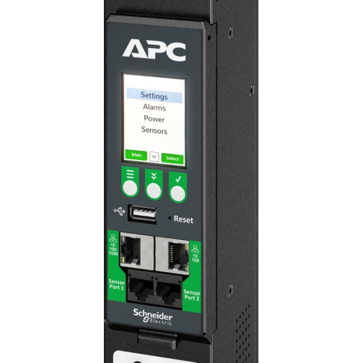 APC NetShelter Rack PDU Advanced, Metered, 3Phase, 22.1kW 400V 32A or 17.3kW 415V 30A, image 2
