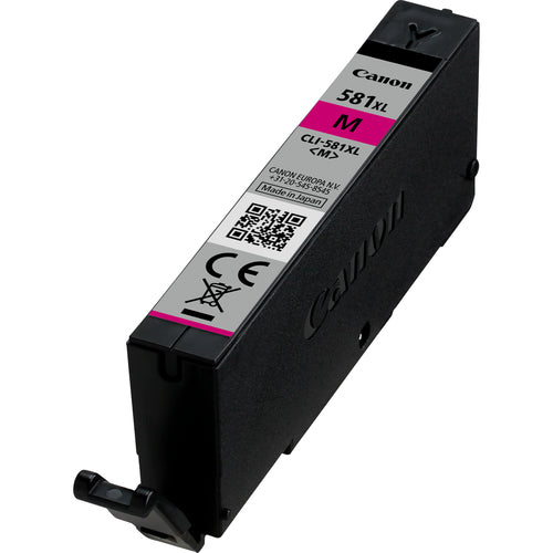 Canon 581XL Genuine Magenta High-Yield Ink Cartridge, 225 Pages