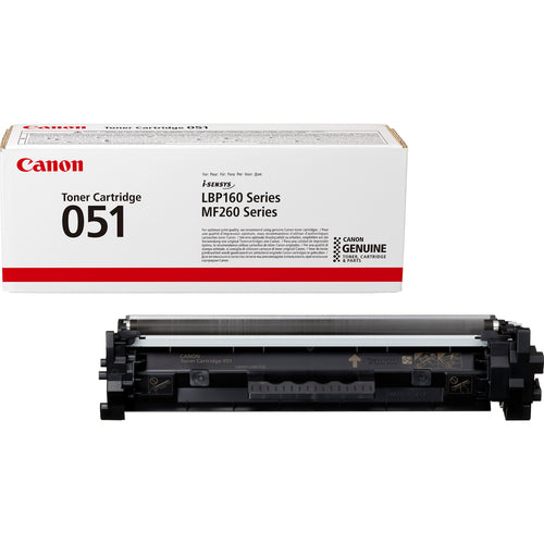 Canon 051 Genuine Black Toner Cartridge, 1,700 Pages
