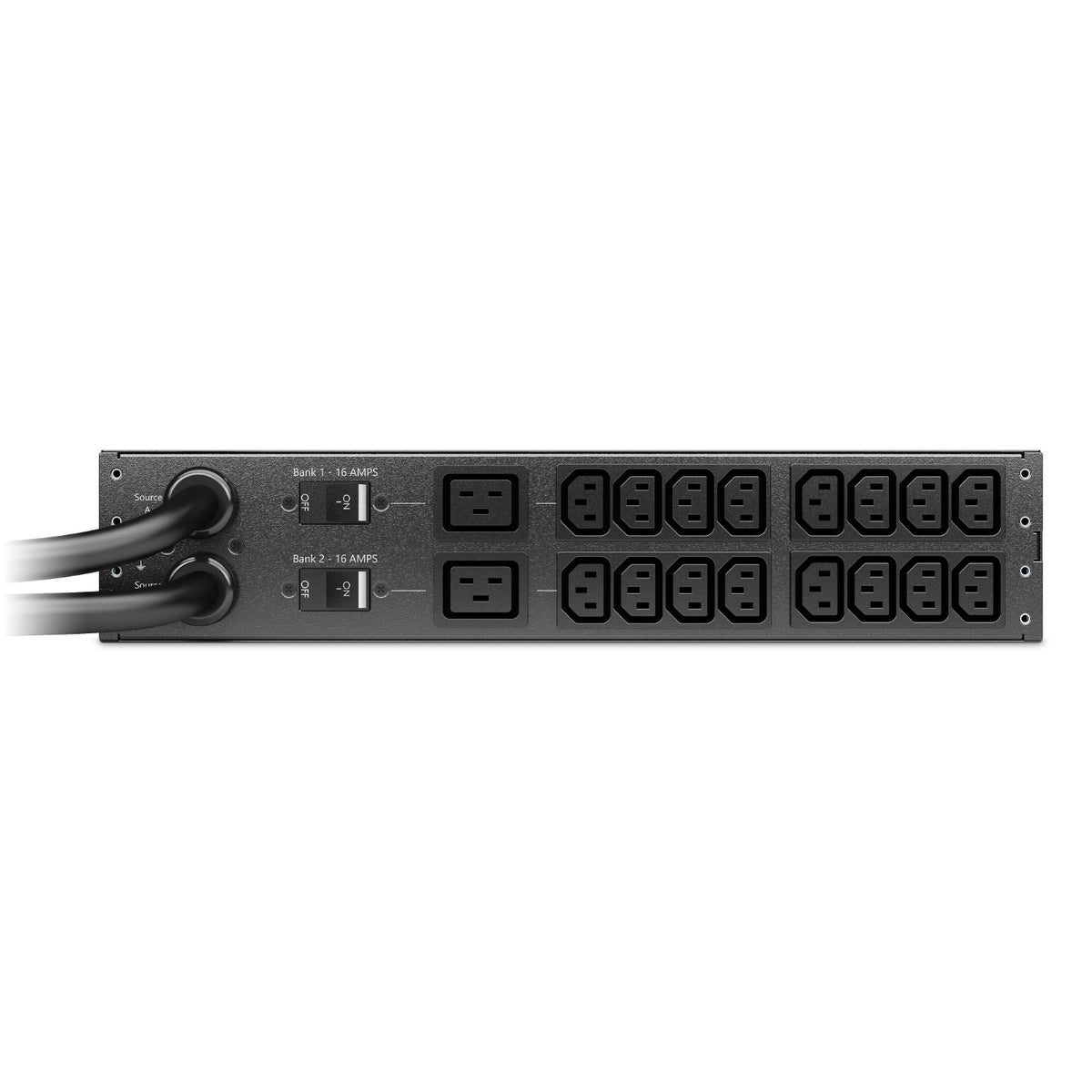 APC Netshelter Rack Automatic Transfer Switch, 2U, 32A, 230V, 2 IEC 309 IN, 16 C13, image 2