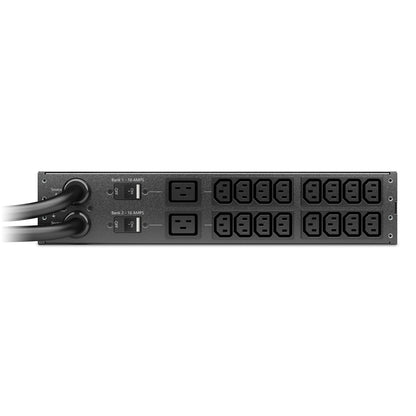 APC Netshelter Rack Automatic Transfer Switch, 2U, 32A, 230V, 2 IEC 309 IN, 16 C13, image 2