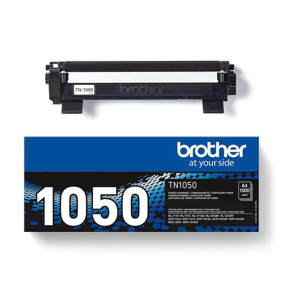 Brother TN-1050 Genuine Black Toner Cartridge, 1,000 Pages, image 3