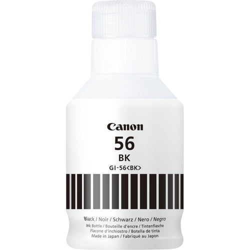 Canon GI-56BK Genuine Black Ink Bottle, 6,000 Pages