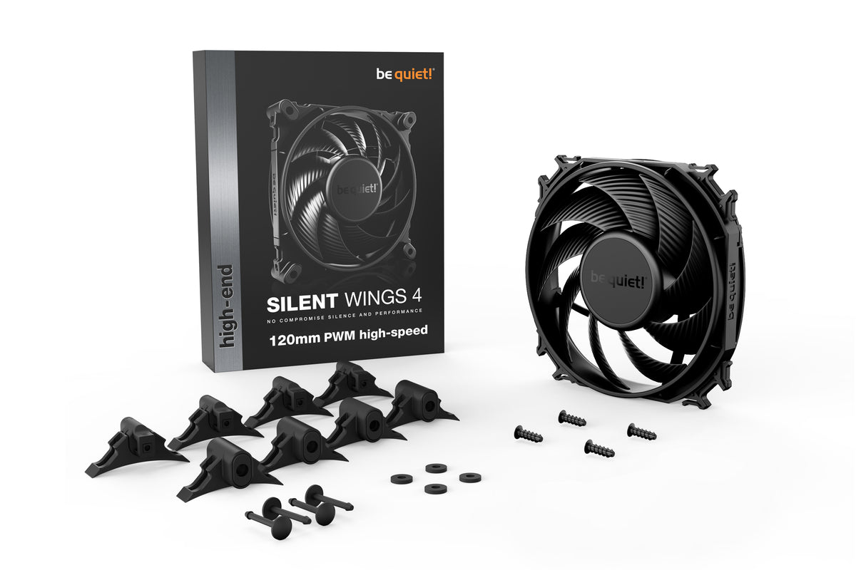 be quiet! SILENT WINGS 4, 120mm PWM high-speed Computer case Fan 12 cm Black, image 4