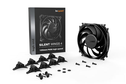 be quiet! SILENT WINGS 4, 120mm PWM high-speed Computer case Fan 12 cm Black, image 4