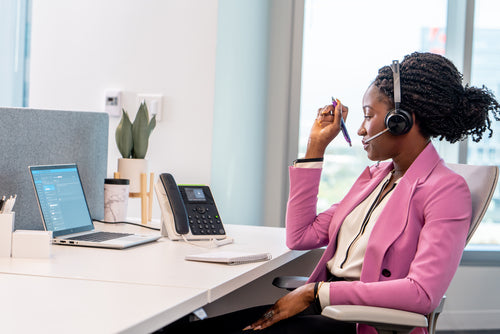 Poly Edge E220 IP Phone and PoE-enabled, image 2