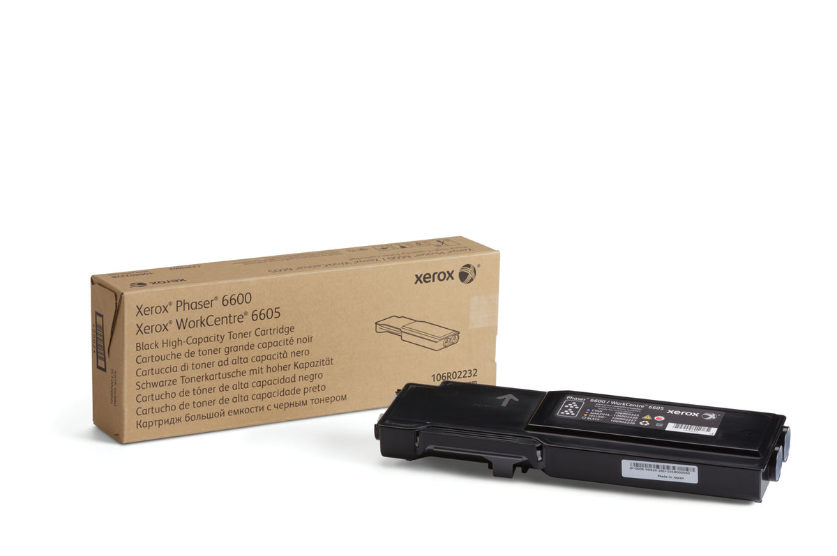 Xerox 106R02232 Genuine Black Toner Cartridge, 8,000 Pages