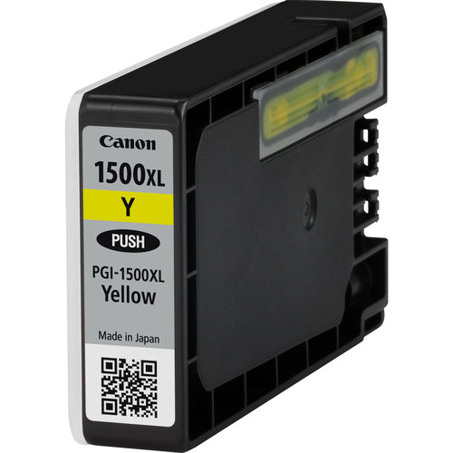Canon PGI-1500XL Genuine Yellow High-Yield Ink Cartridge, 935 Pages