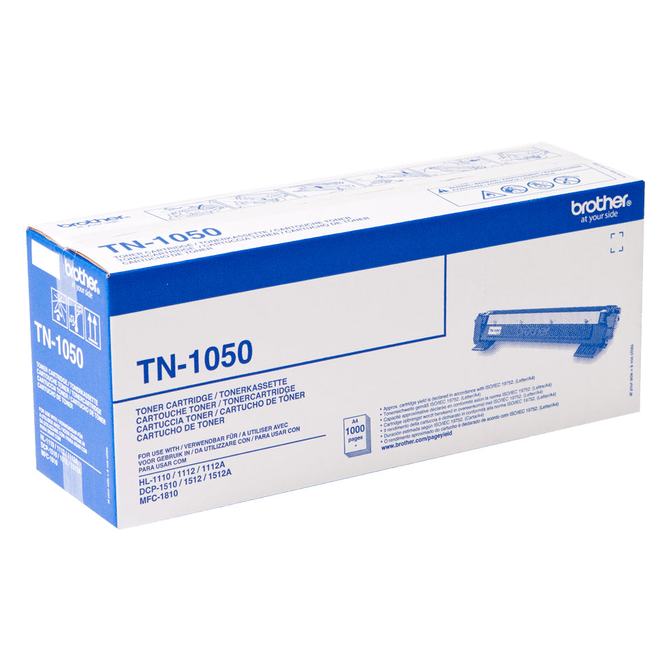 Brother TN-1050 Genuine Black Toner Cartridge, 1,000 Pages, image 5