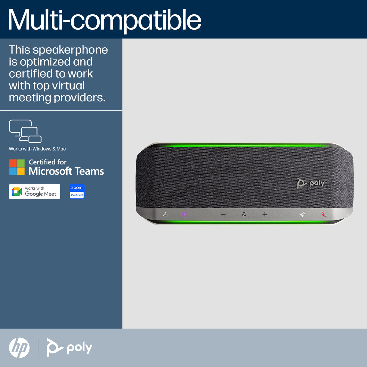 HP Sync 40 Microsoft Teams Certified Speakerphone, image 4