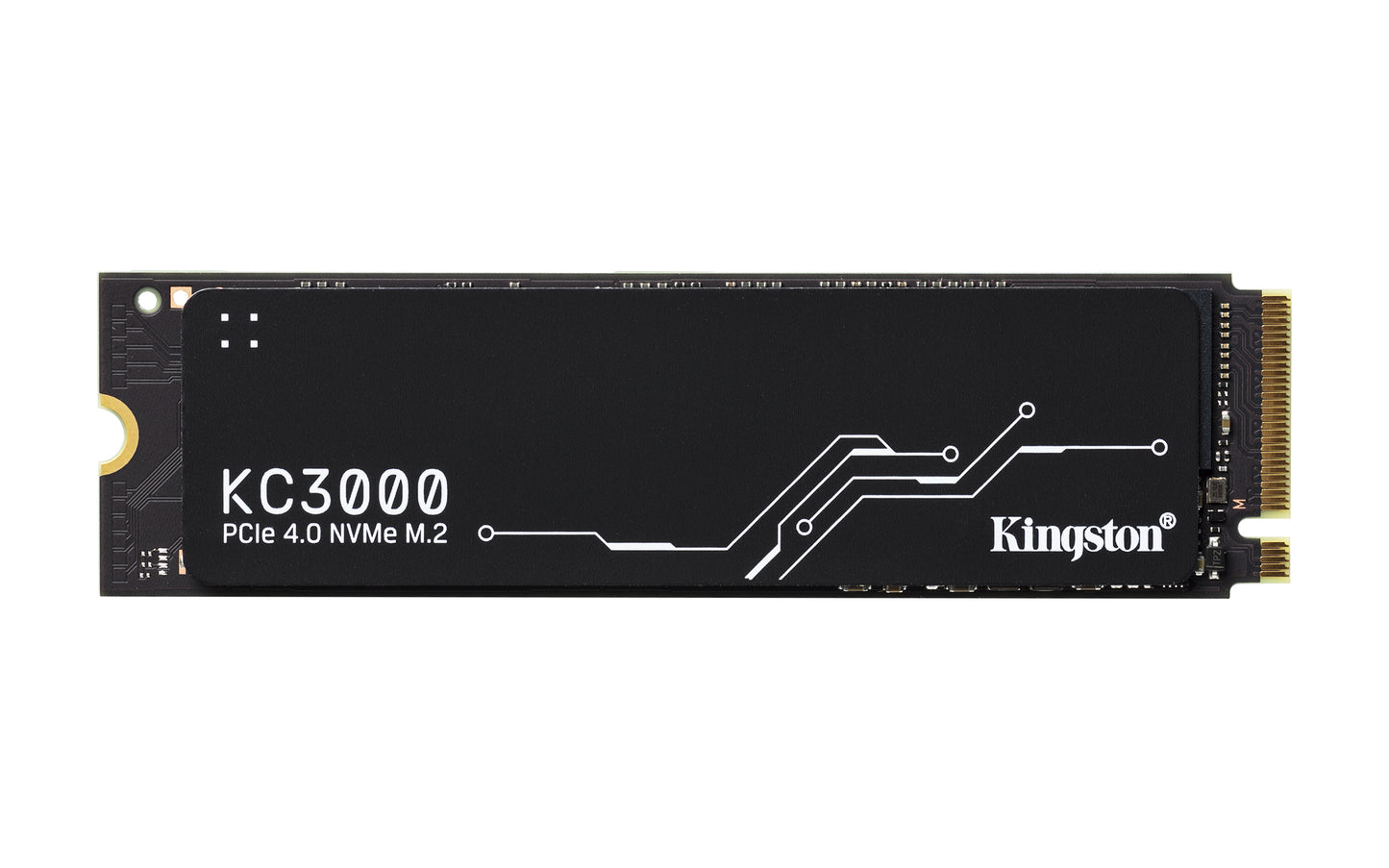 Kingston 512GB KC3000 M.2 NVMe Gen4 SSD, M.2 2280, PCIe4, 3D TLC NAND, R/W 7000/3900 MB/s, 450K/900K IOPS, Aluminium Heatspreader