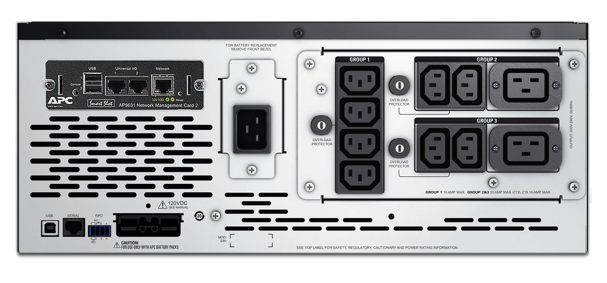 APC Smart-UPS X SMX3000HVNC 3000VA/2700W Line-Interactive UPS, 10 Outlets, Rackmount, image 3