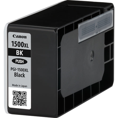 Canon PGI-1500XL Genuine Black High-Yield Ink Cartridge, 1,200 Pages