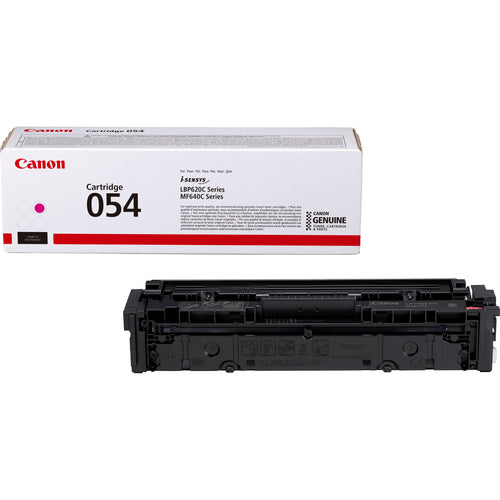 Canon 054 Genuine Magenta Toner Cartridge, 1,200 Pages