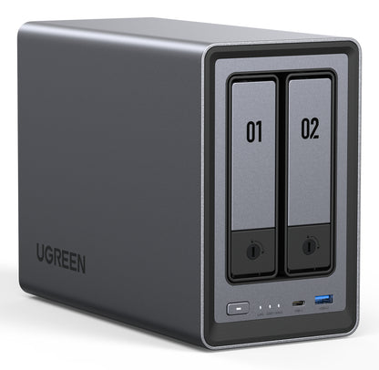 Ugreen NASync DXP2800 NAS Desktop Intel N N100 8 GB DDR5 0 TB UGOS Pro Aluminium