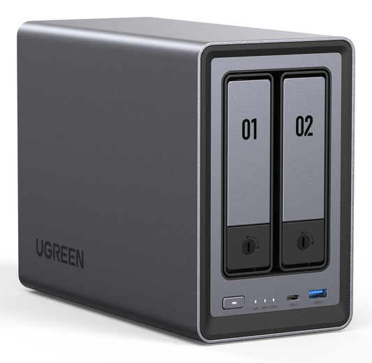 Ugreen NASync DXP2800 NAS Desktop Intel N N100 8 GB DDR5 0 TB UGOS Pro Aluminium