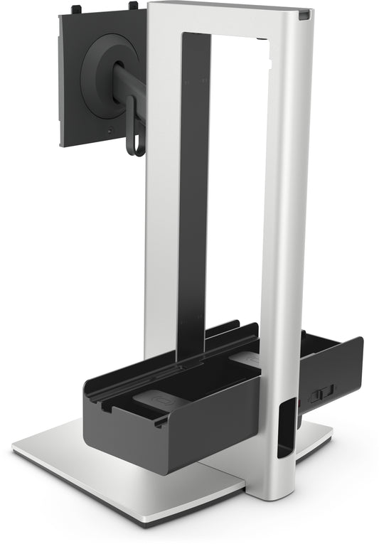 DELL Pro Slim OSS25 68.6 cm (27") Desk Black, Silver
