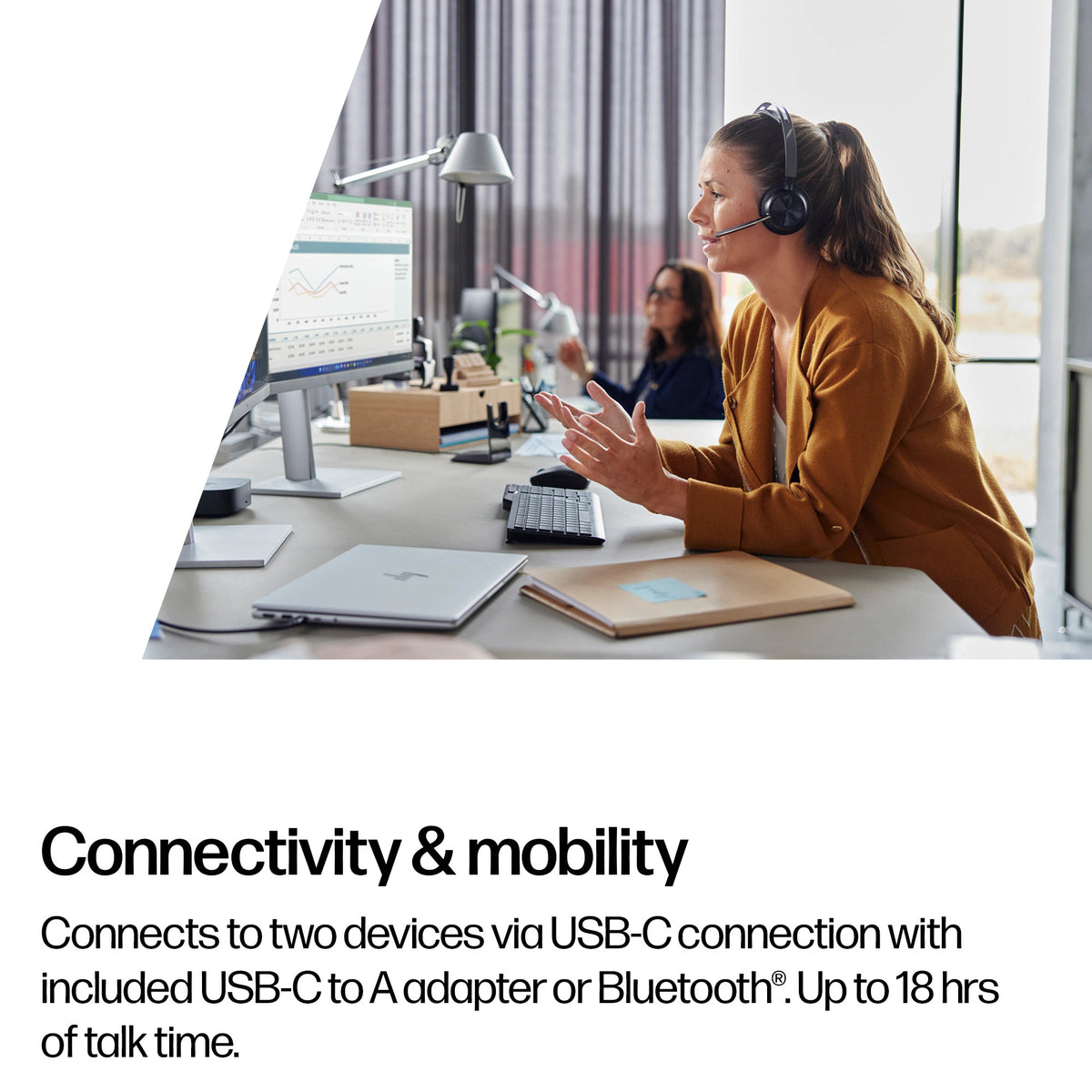 HP Voyager Focus 2 Microsoft Teams Certified USB-C-C Headset, image 5