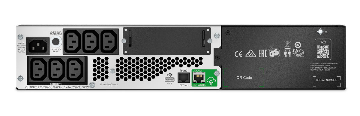 APC Smart-UPS SMTL750RMI2UC 750VA/600W Line-Interactive UPS, 6 IEC C13, Rackmount, image 2