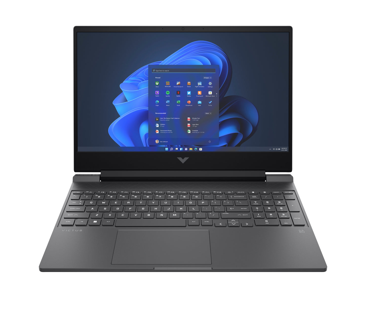 HP Victus Gaming Victus 15-fb2006na AMD Ryzen™ 7 8845HS Laptop 39.6 cm (15.6") Full HD 16 GB DDR5-SDRAM 512 GB SSD NVIDIA GeForce RTX 4060 Wi-Fi 6E (802.11ax) Windows 11 Home Black