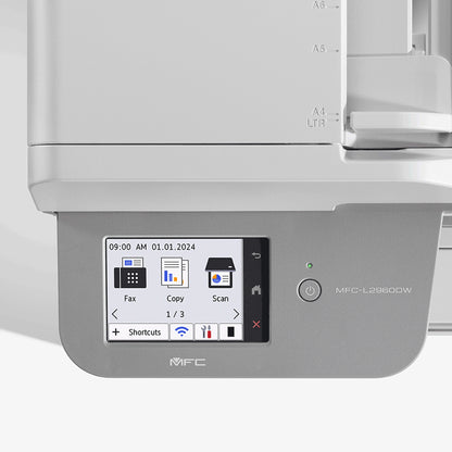 Brother MFC-L2960DW A4 Mono Laser Multifunction Printer, 34ppm, Duplex, Wi-Fi, image 3