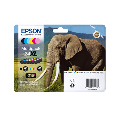 Epson 24XL Genuine 4-Colour High-Yield Ink Bottle, image 3