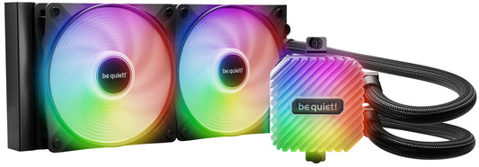 Be Quiet! Light Loop 240mm ARGB Liquid CPU Cooler, 2x Light Wings LX PWM Fans, ARGB Cooling Block, ARGB-PWM-Hub
