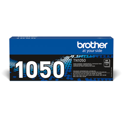 Brother TN-1050 Genuine Black Toner Cartridge, 1,000 Pages