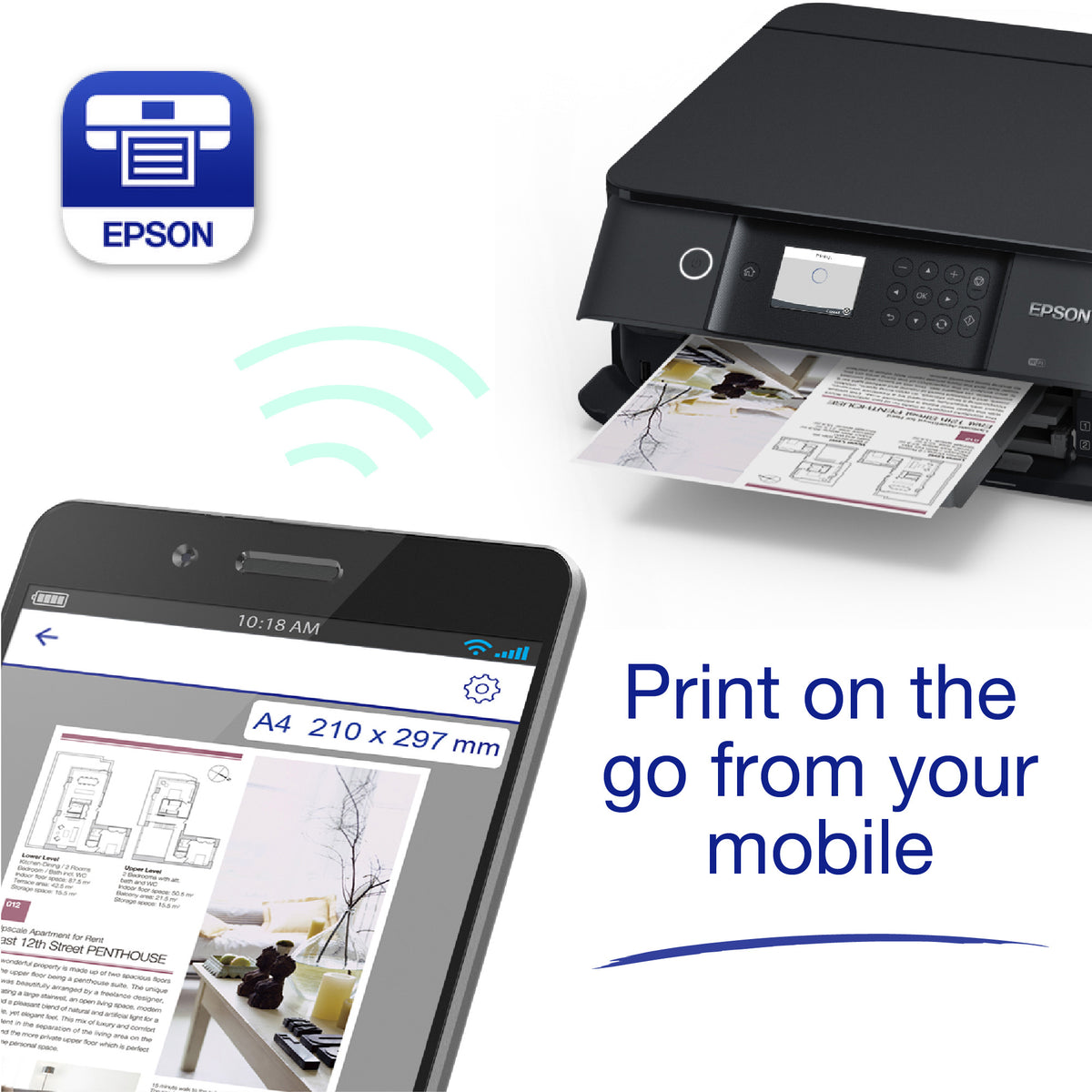 Epson Expression Premium XP-6100 A4 Colour Inkjet Multifunction Printer, 32ppm, Duplex, image 5