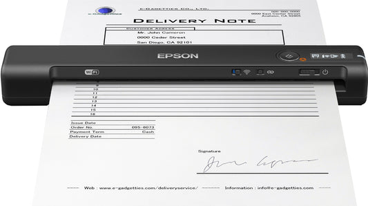 Epson WorkForce ES-60W Handheld scanner 600 x 600 DPI A4 Black