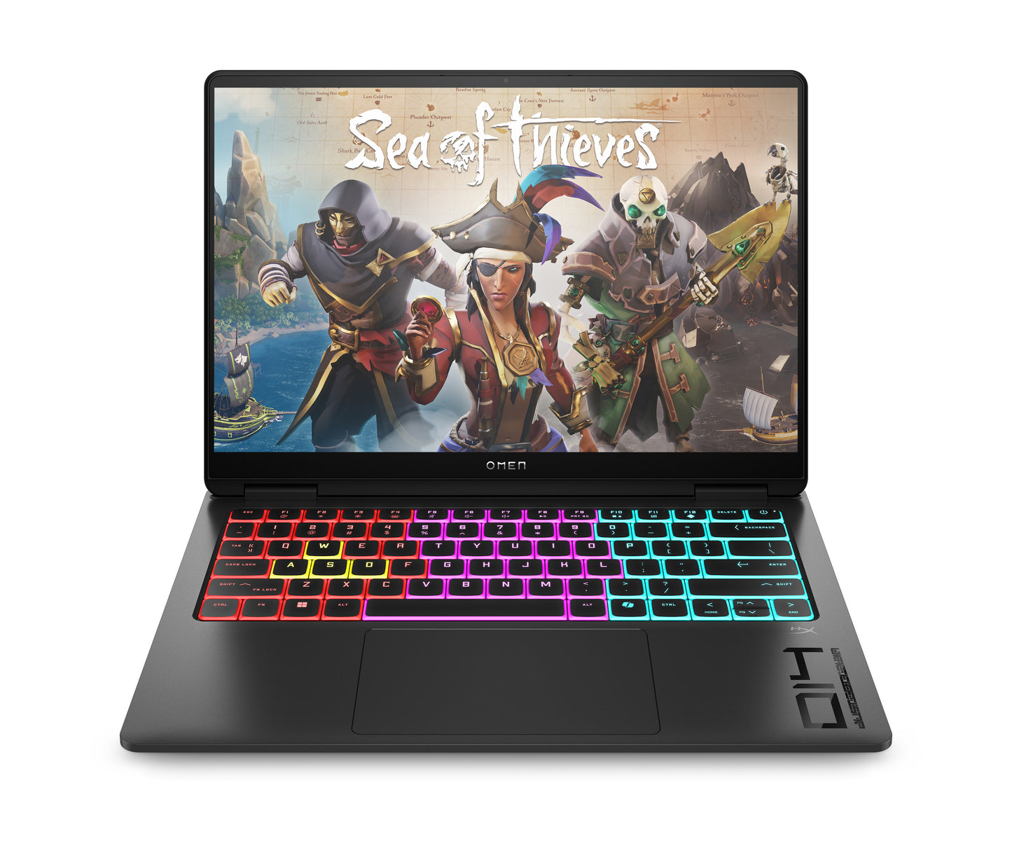 HP OMEN Transcend 14-fb1009na Intel Core Ultra 9 285H Laptop 35.6 cm (14") 3K 32 GB LPDDR5x-SDRAM 1 TB SSD NVIDIA GeForce RTX 5070 Wi-Fi 7 (802.11be) Windows 11 Home AI PC Black