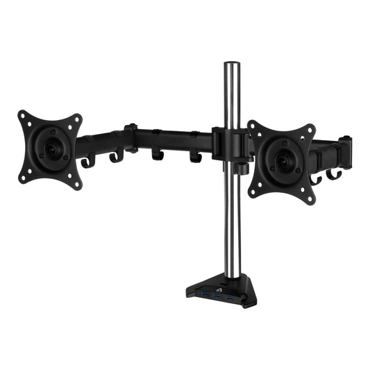 ARCTIC Z2 Pro (Gen3) Dual Monitor Arm with 4-Port USB 3.0 Hub, Up to 34" Monitors / 29" Ultrawide, 180Â° Swivel, 360Â° Rotation