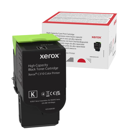 Xerox C310 Genuine Black High-Yield Toner Cartridge, 8,000 Pages