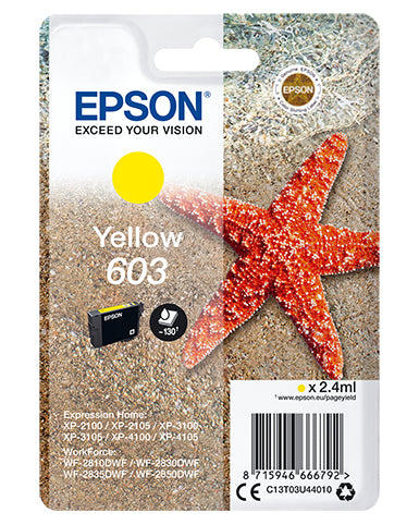 Epson 603 Genuine Yellow Ink Cartridge