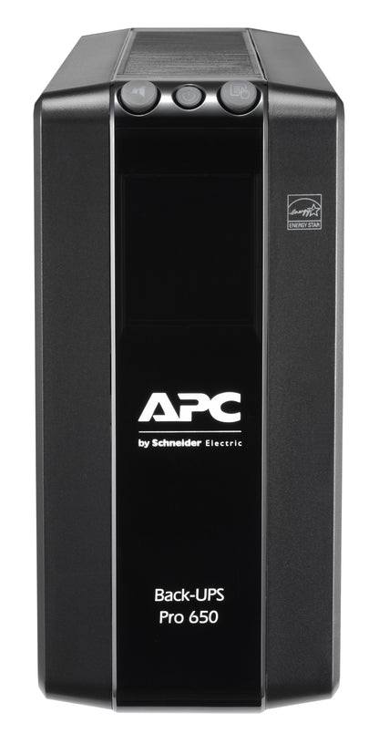 APC BR650MI 650VA/390W Line-Interactive UPS, 6 IEC C13, Tower