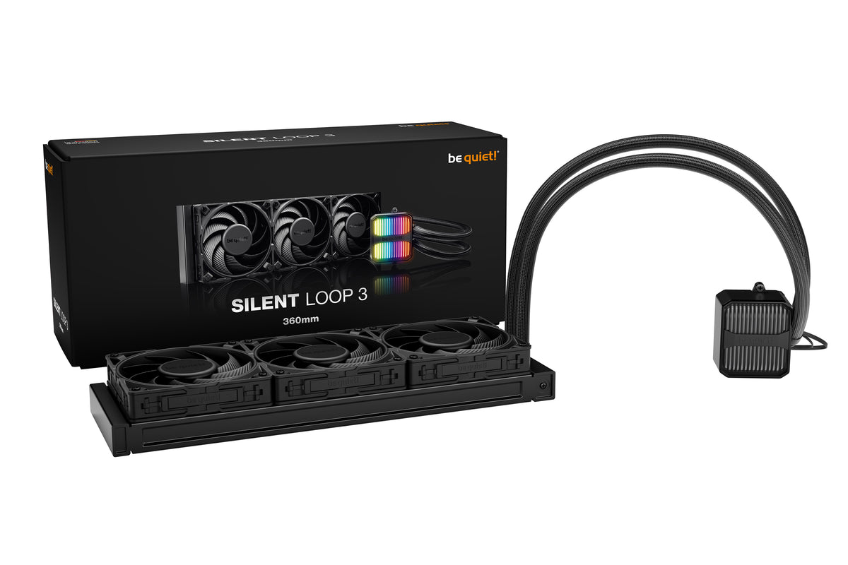 be quiet! Silent Loop 3 360 mm Processor All-in-one liquid cooler 12 cm Black, image 6