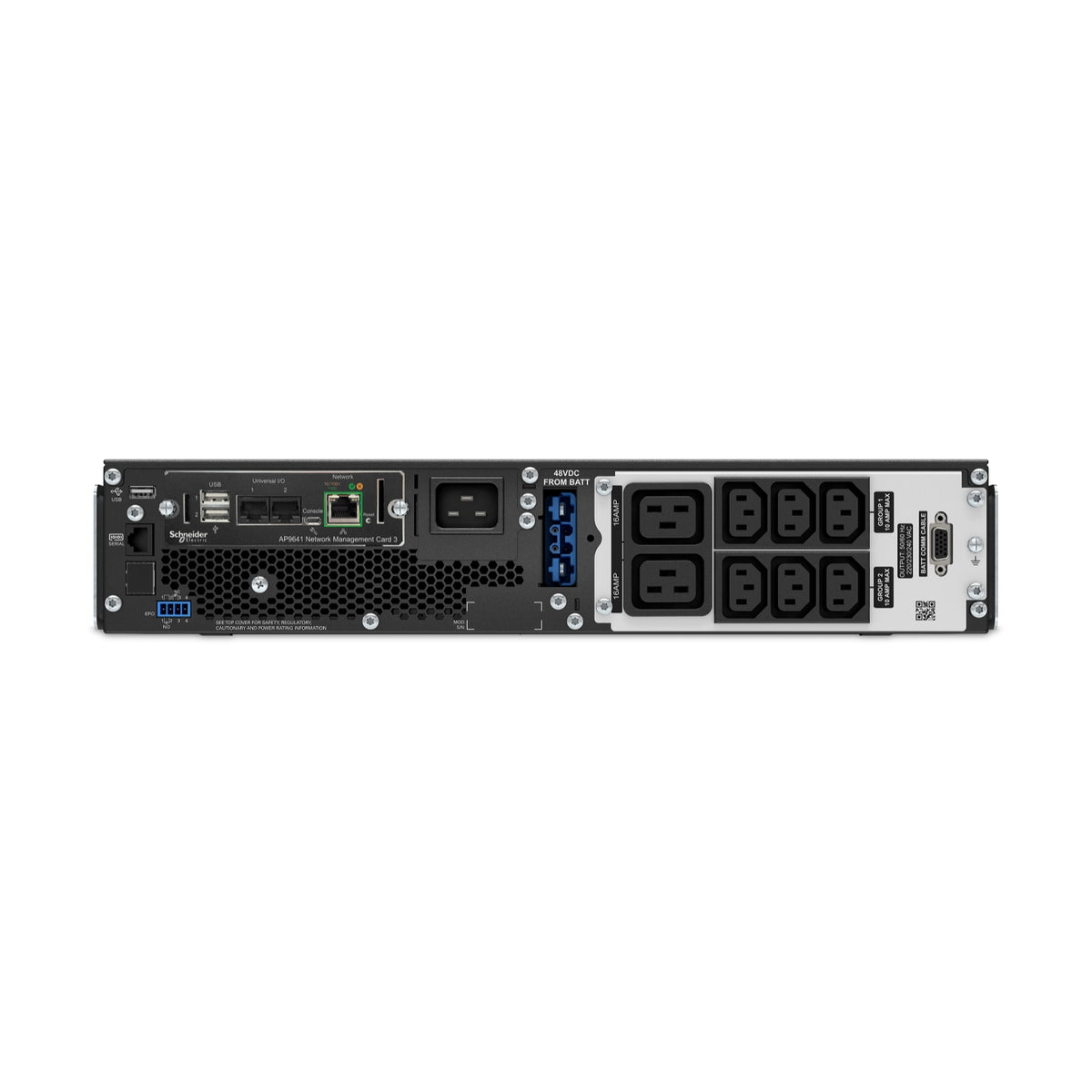 APC Smart-UPS SRT3000UXI-NCLI 3000VA/2700W Online UPS, 8 Outlets