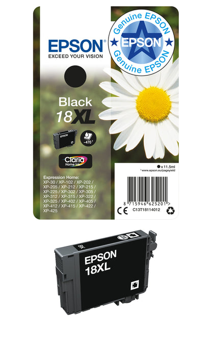 Epson 18XL Genuine Magenta High-Yield Ink Cartridge, 450 Pages, image 4