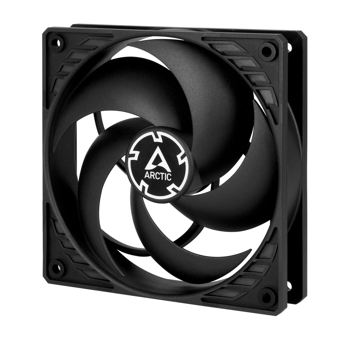ARCTIC P12 Silent Pressure Optimised 120mm Case Fan, Black, Fluid Dynamic, 1050 RPM