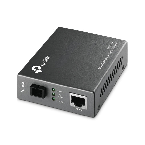 TP-LINK (MC111CS) Single-Mode SC Fiber WDM Media Converter, up to 20km, TX:1550nm, RX:1310nm