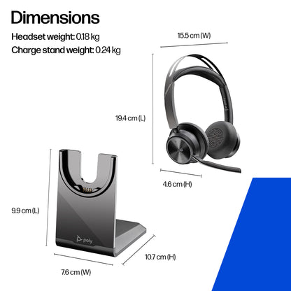 HP Voyager Focus 2 Microsoft Teams Certified USB-C-C Headset, image 3