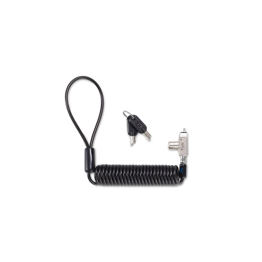 Kensington Slim N17 2.0 Portable Keyed Laptop Lock for Wedge-Shaped Slots