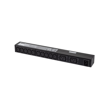 APC RACK PDU BASIC 1 U 16A 230V Power Distribution Unit (PDU) 12 AC outlet(s) 0U/1U Black, image 3