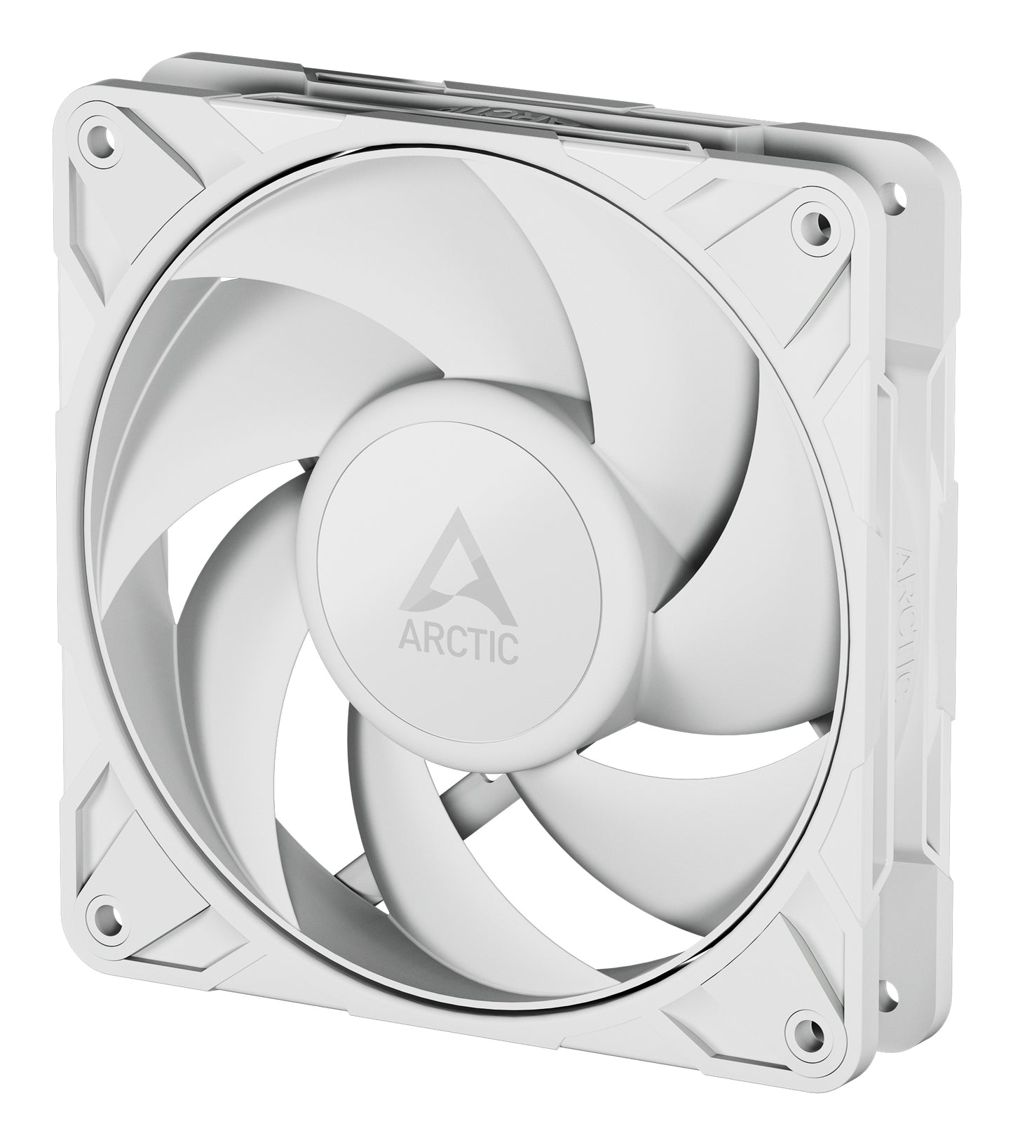 ARCTIC P12 Pro PST 120mm PWM Case Fan w/ Cable Splitter, Fluid Dynamic Bearing, 600-3000 RPM, White