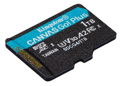 Kingston 1TB microSDXC Canvas Go Plus Gen4 200MB/s A2 U3 V30 Card + Adapter, image 4