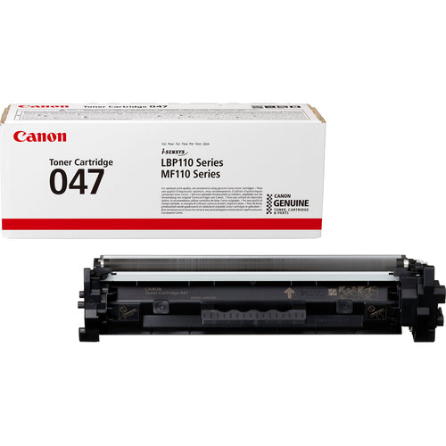 Canon 047 Genuine Black Toner Cartridge, 1,600 Pages