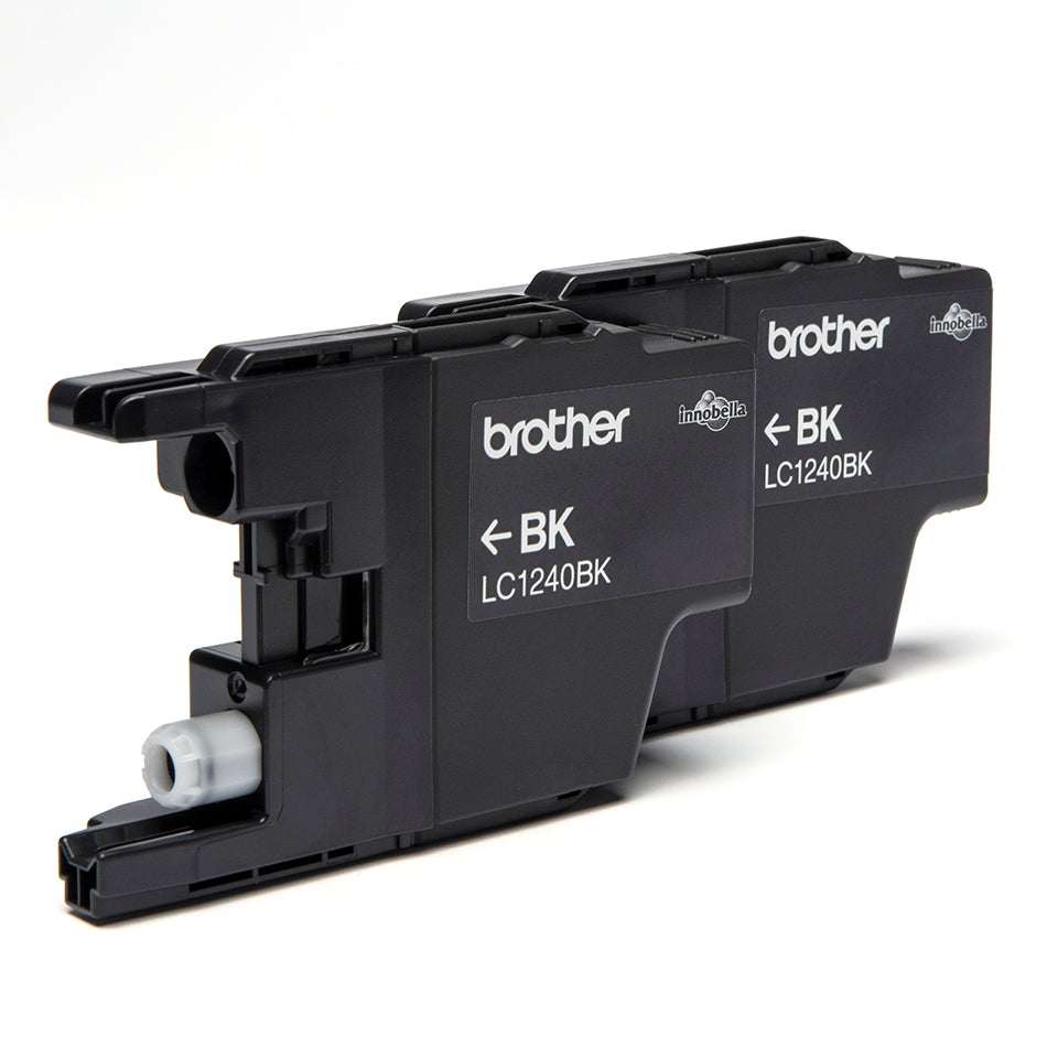 Brother LC-1240 Genuine Black Ink Cartridge 2-Pack, 600 Pages, image 4