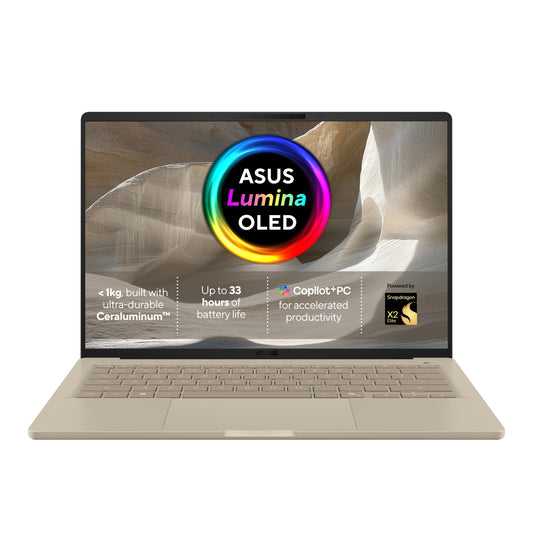 ASUS Zenbook A14 UX3407NA-QD148W 14" Laptop – Snapdragon X2E-88-100, 16GB, 1TB SSD