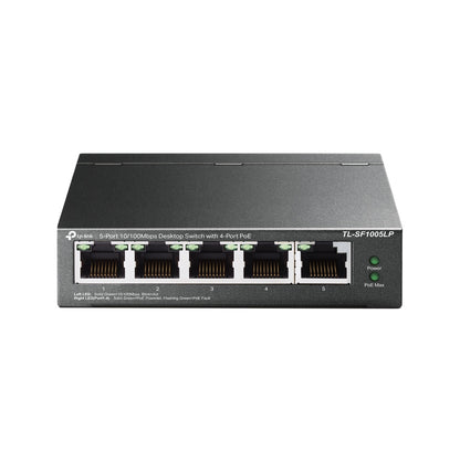 TP-Link 5-Port 10/100Mbps Desktop Switch with 4-Port PoE Fast Ethernet Unmanaged