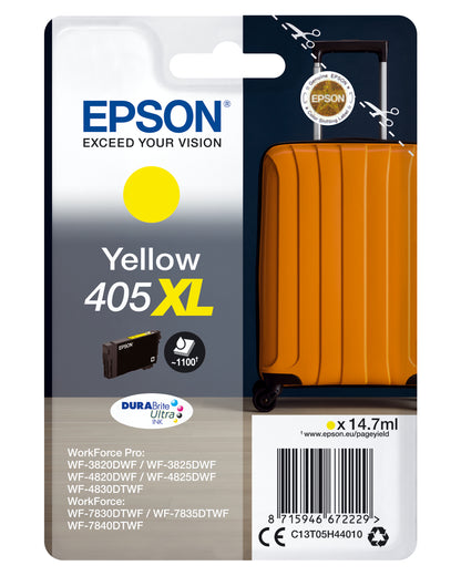 Epson 405XL Genuine Yellow High-Yield Ink Cartridge